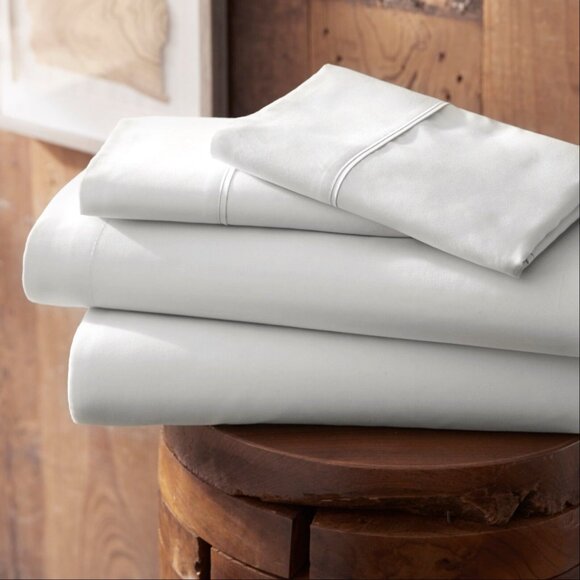 Lux Soft 4 pcs Bed Sheet Set, Deep Pockets, Softer than Cotton & Egyptian Sheets